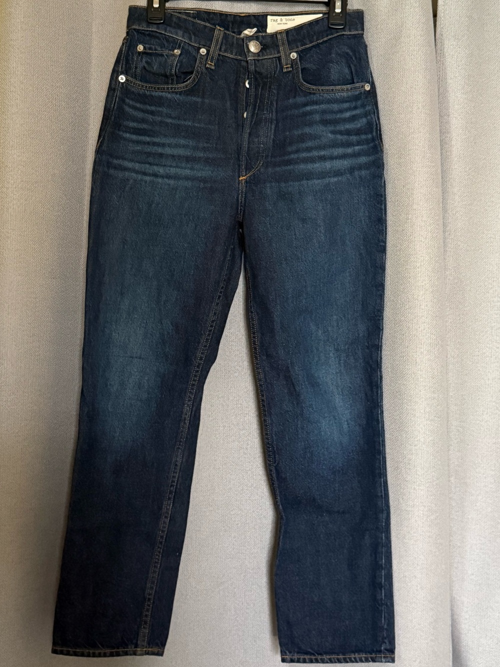 Rag and Bone Nina High-Rise Ankle Cigarette Jeans